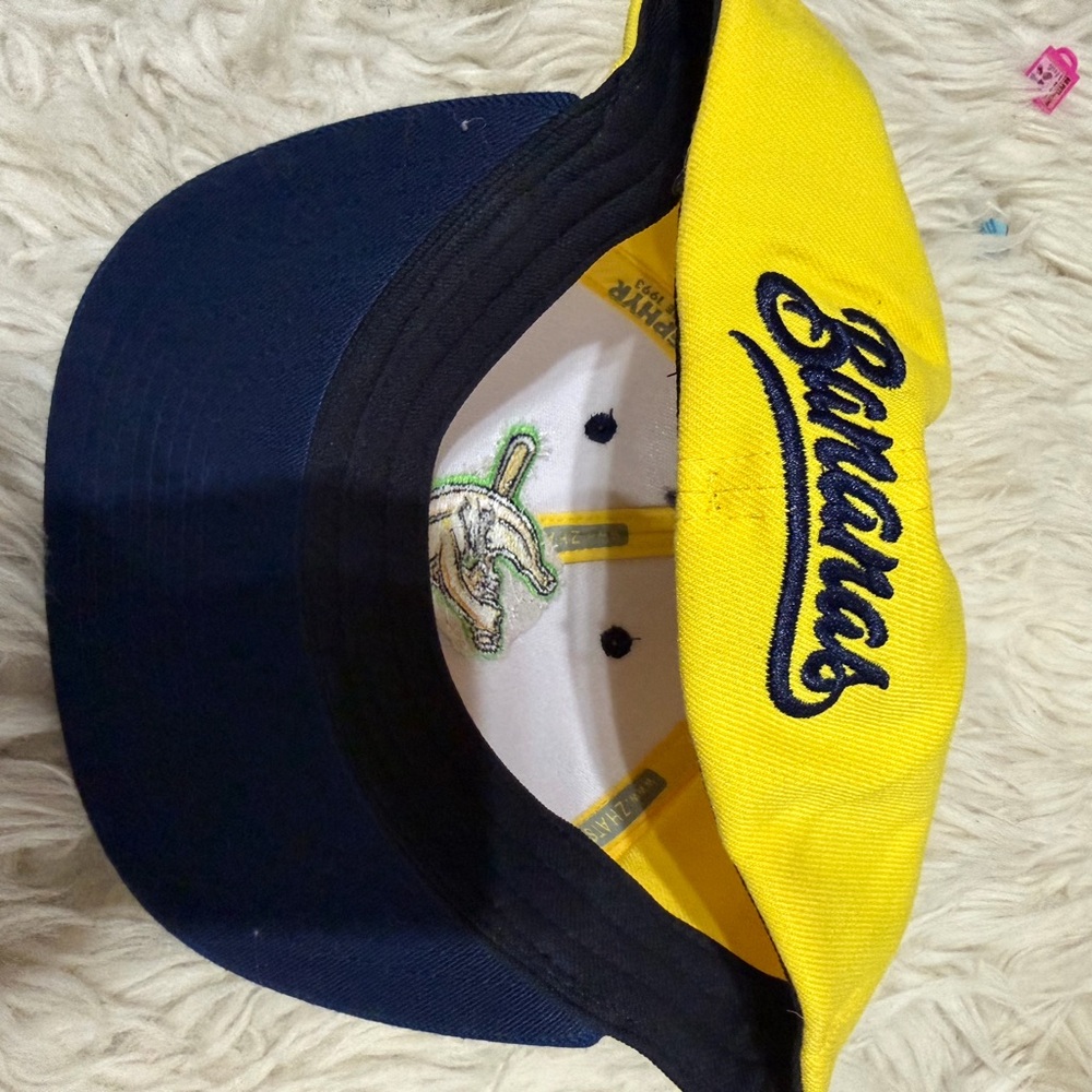 Savannah Banana Yellow and Blue Cap with Banana Embroidery - Picture 2 of 3